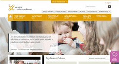 Desktop Screenshot of oulunseurakunnat.fi