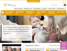 Tablet Screenshot of oulunseurakunnat.fi